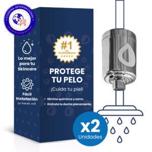Pack x 2 Purificador para Ducha Universal Anti Cloro