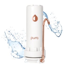 Filtro Purificador de agua sobre mesada PURA Pacífico para cocina | 40.000 L - Rose Gold
