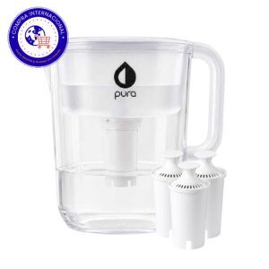 Pack Jarra purificadora de agua PURA Bells con 3 Repuestos Extra