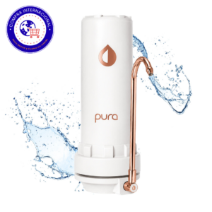 Filtro Purificador de agua sobre mesada PURA Pacífico para cocina | 40.000 L - Rose Gold